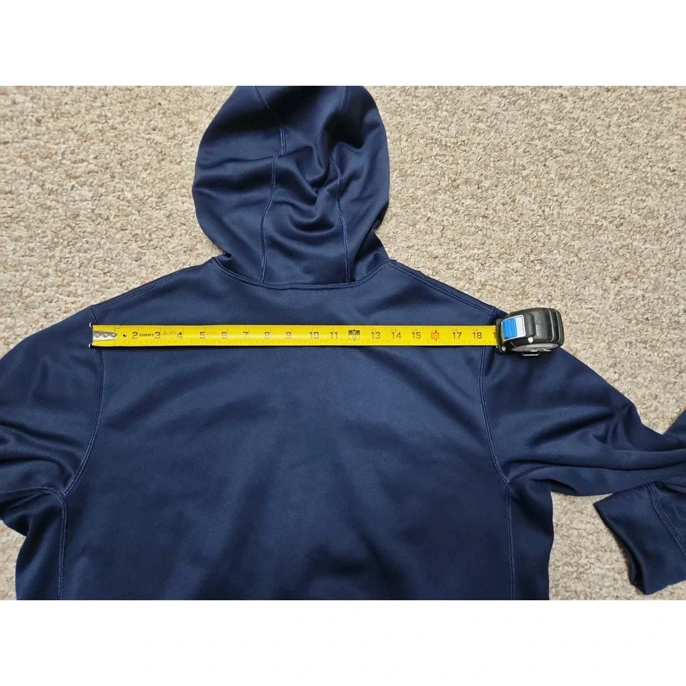 Nike Therma Fit Large Spell Out Script Detroit Tigers Baseball Zip Hoodie